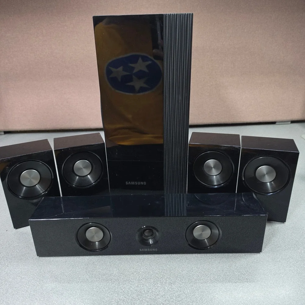 Samsung 5.1 Home Theater Speaker Set PS-DS2 PS-DC1 Excellent Condition